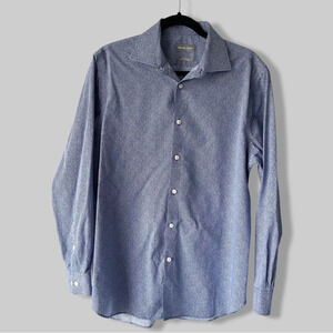 Michael Kors OEKO-TEX Non  Iron Printed Slim Fit Dress Shirt